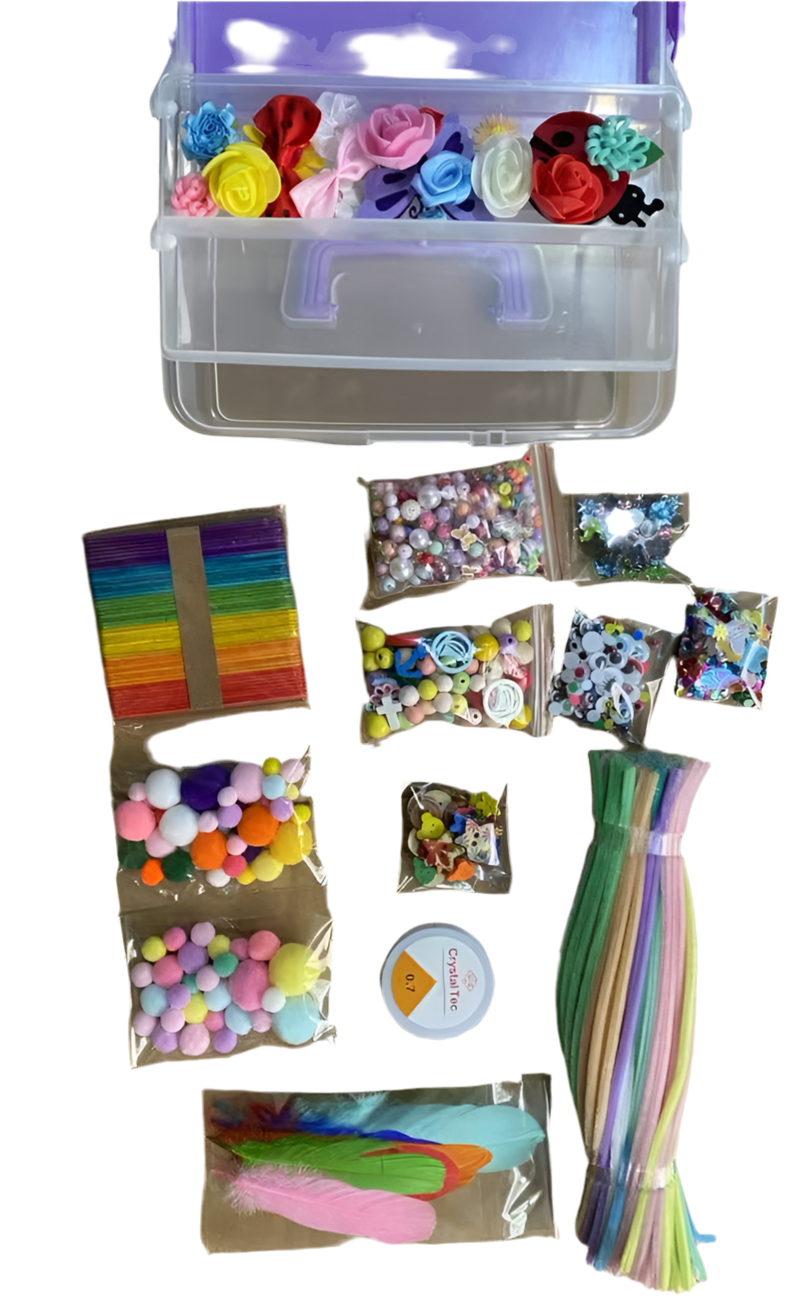 Hobby boks med kreativt indhold