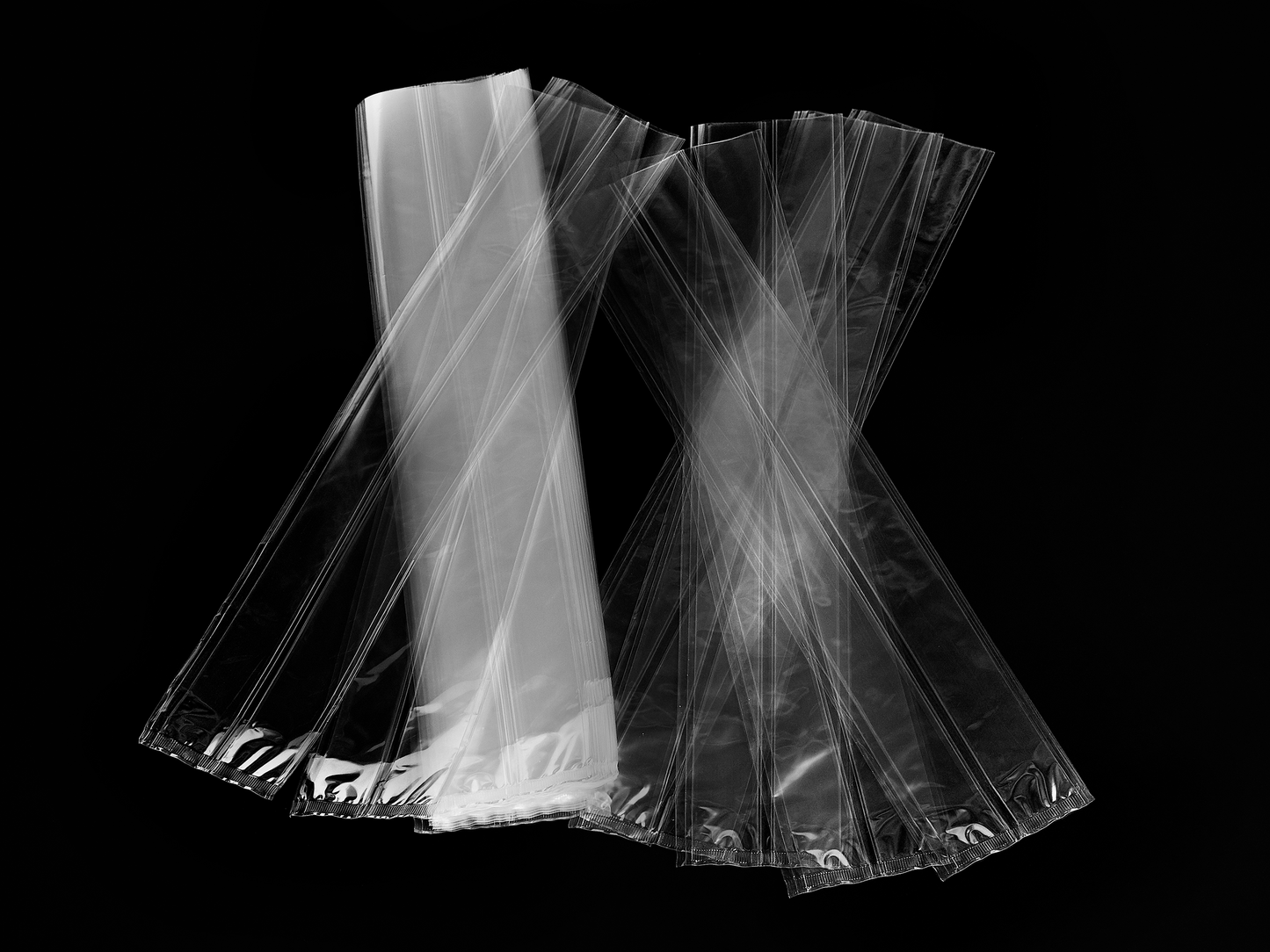 Diamantpose Cellofan - Ø21 x H60 cm - Pakke med 50 stk.