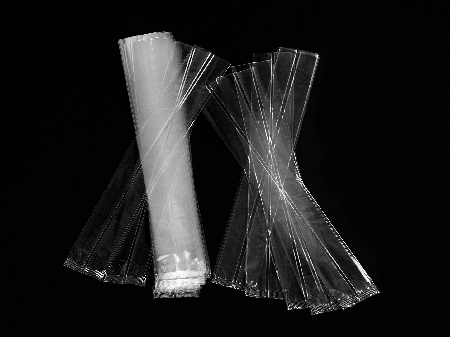 Diamantpose Cellofan - Ø11 x H40 cm - Pakke med 50 stk.