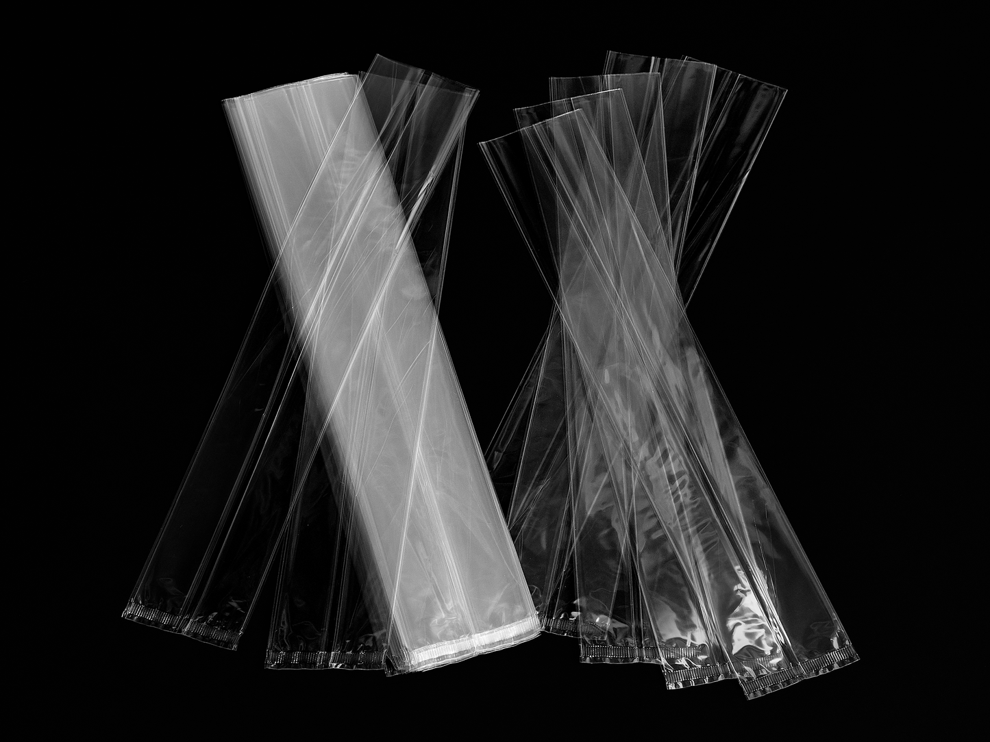 Diamantpose Cellofan - Ø16 x H50 cm - Pakke med 50 stk.