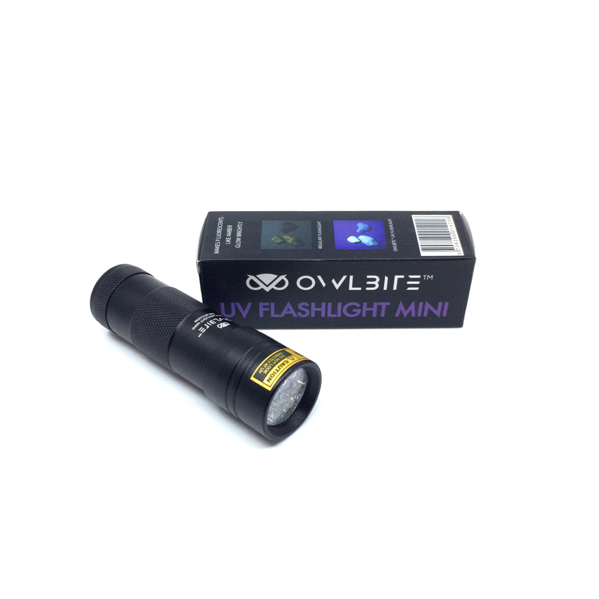 OwlBite® Ravlygte Mini - kraftig UV-ravlygte