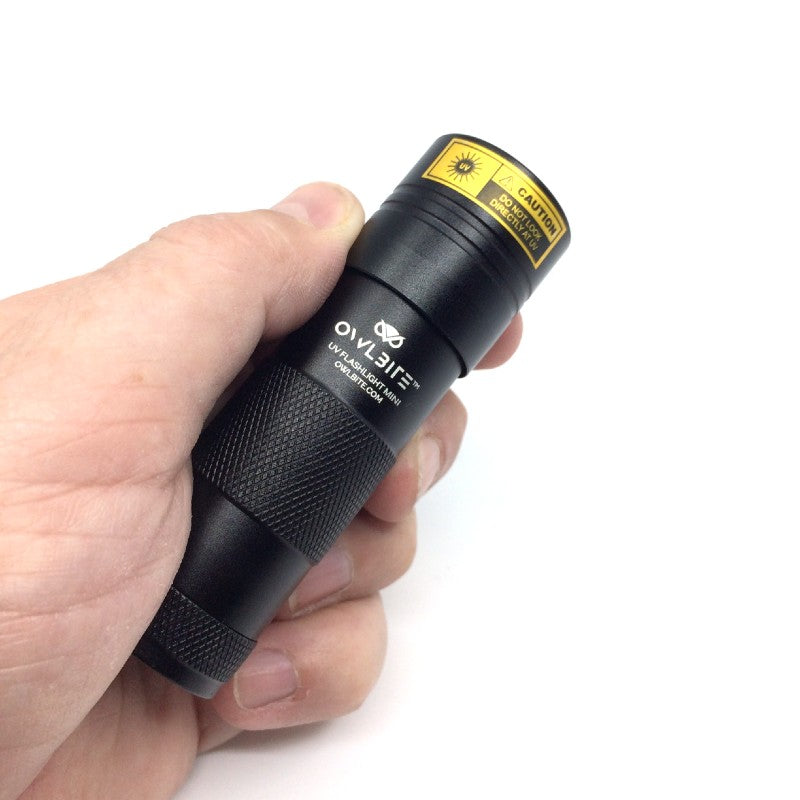 OwlBite® Ravlygte Mini - kraftig UV-ravlygte