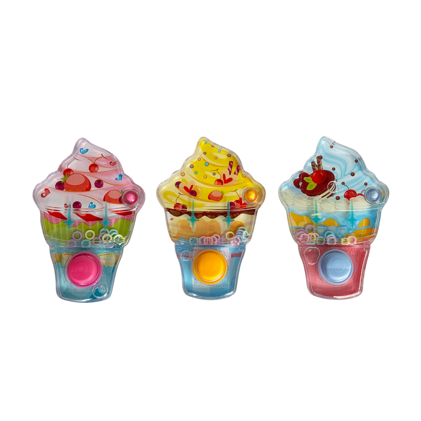 Water game, cupcake