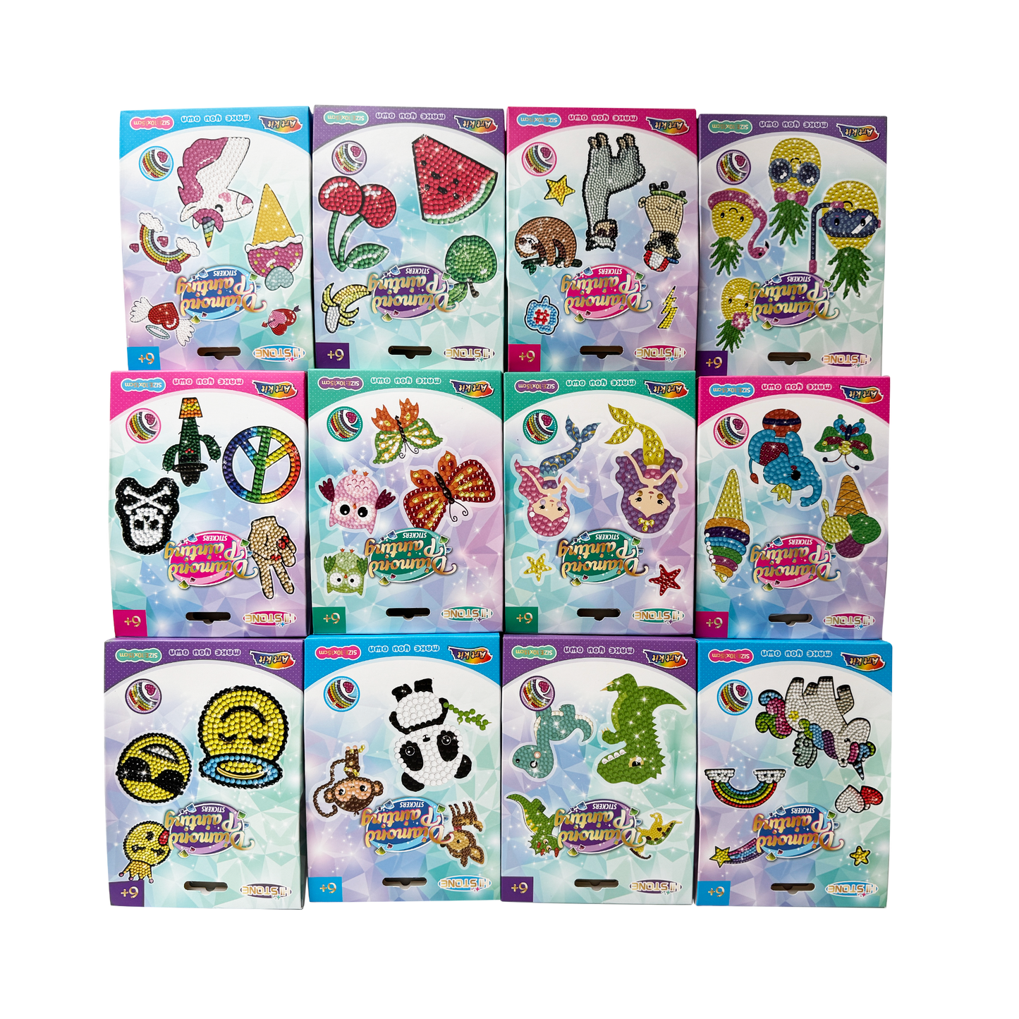 Diamond painting, stickers sæt