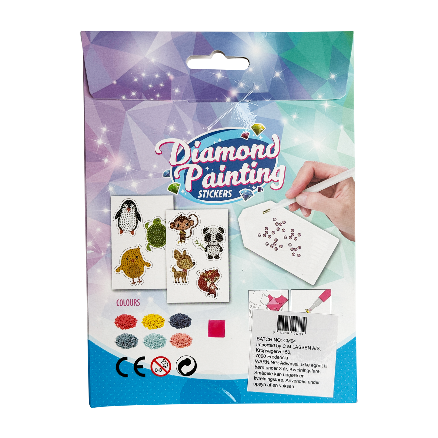 Diamond painting, stickers sæt