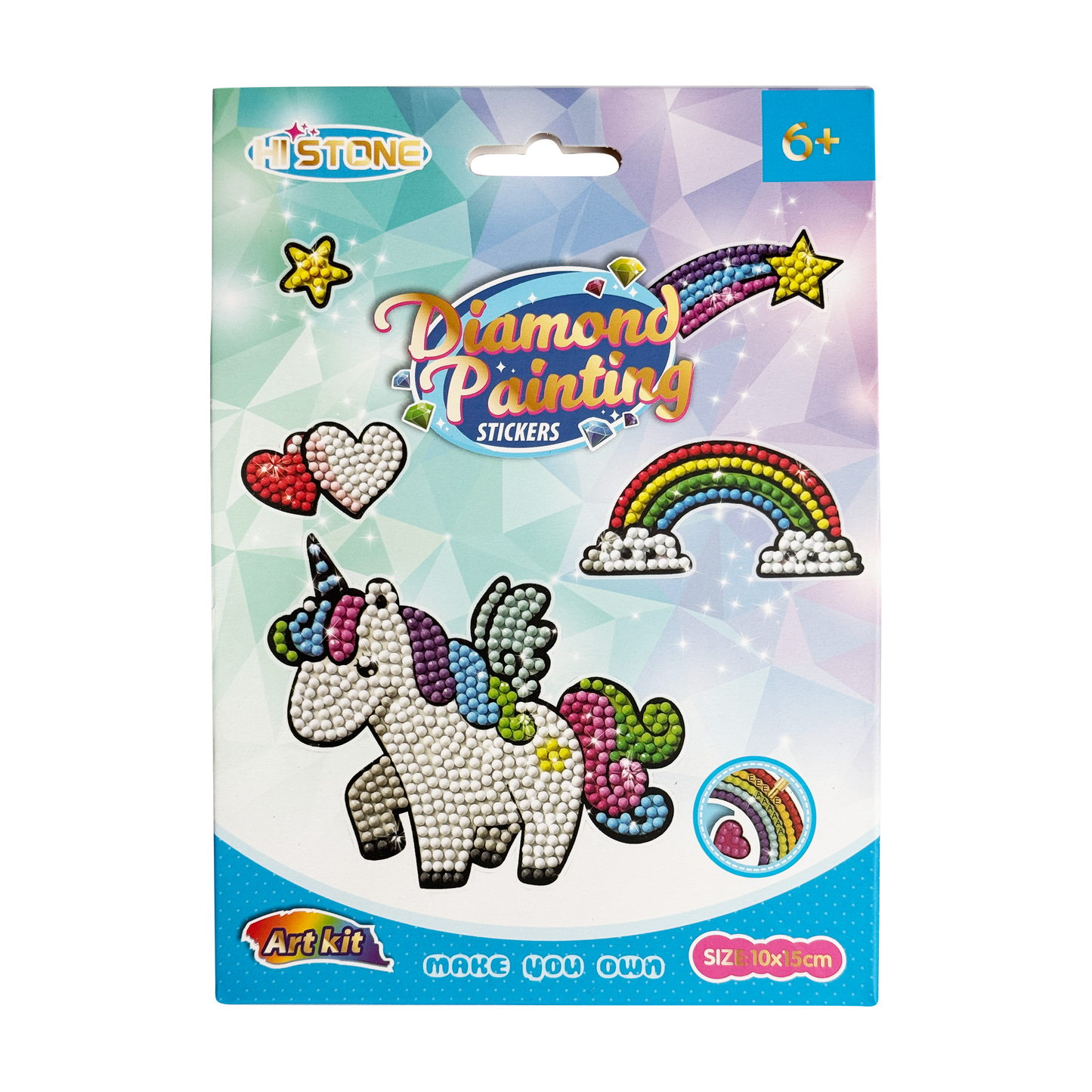 Diamond painting, stickers sæt