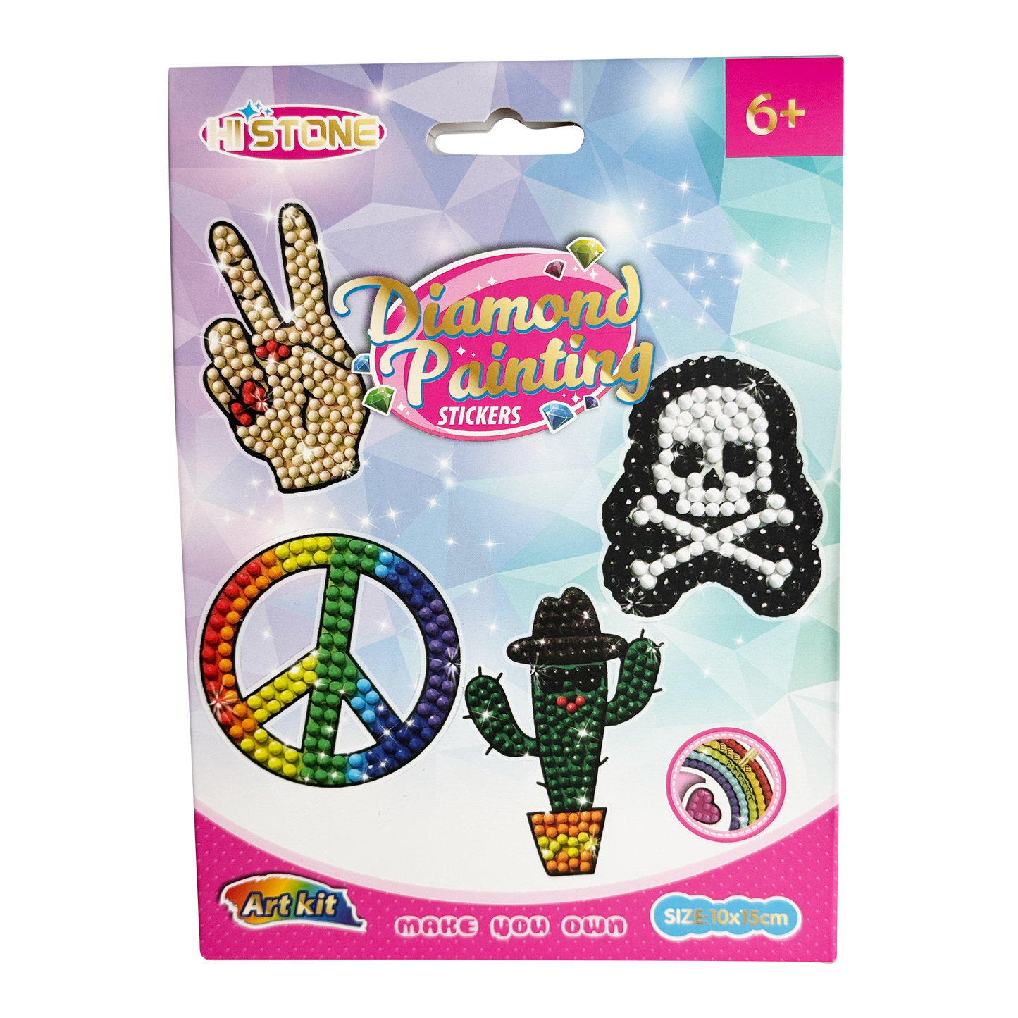 Diamond painting, stickers sæt