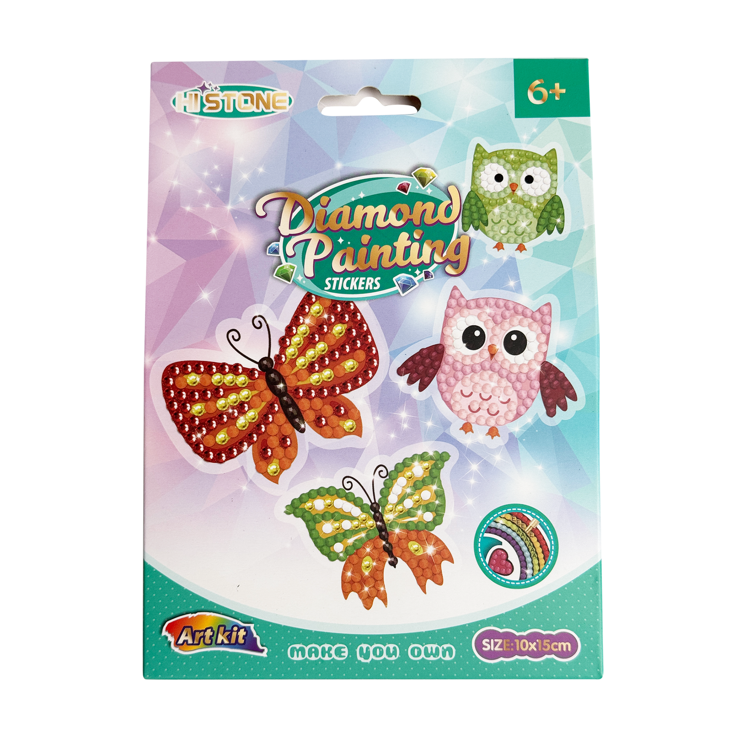 Diamond painting, stickers sæt
