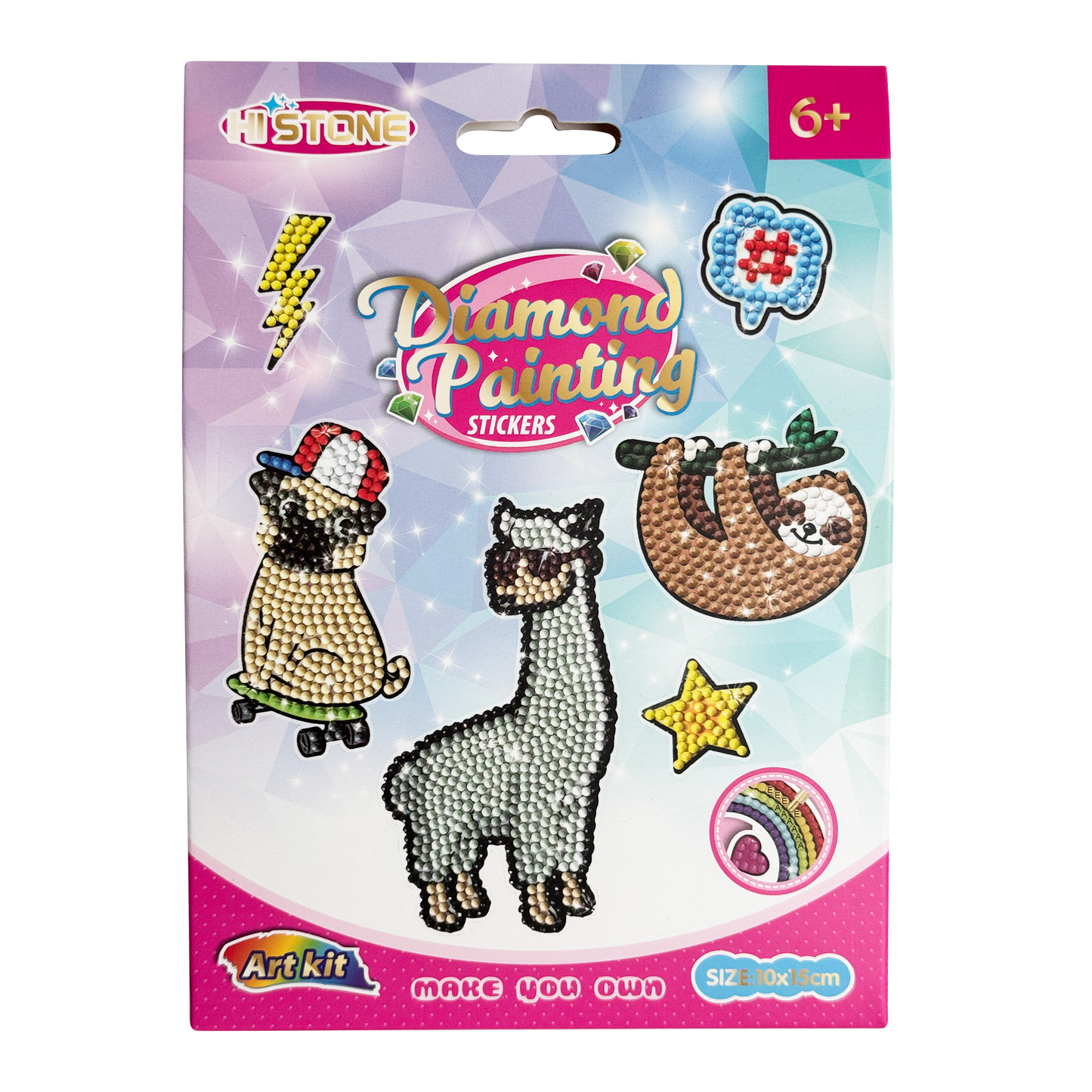 Diamond painting, stickers sæt