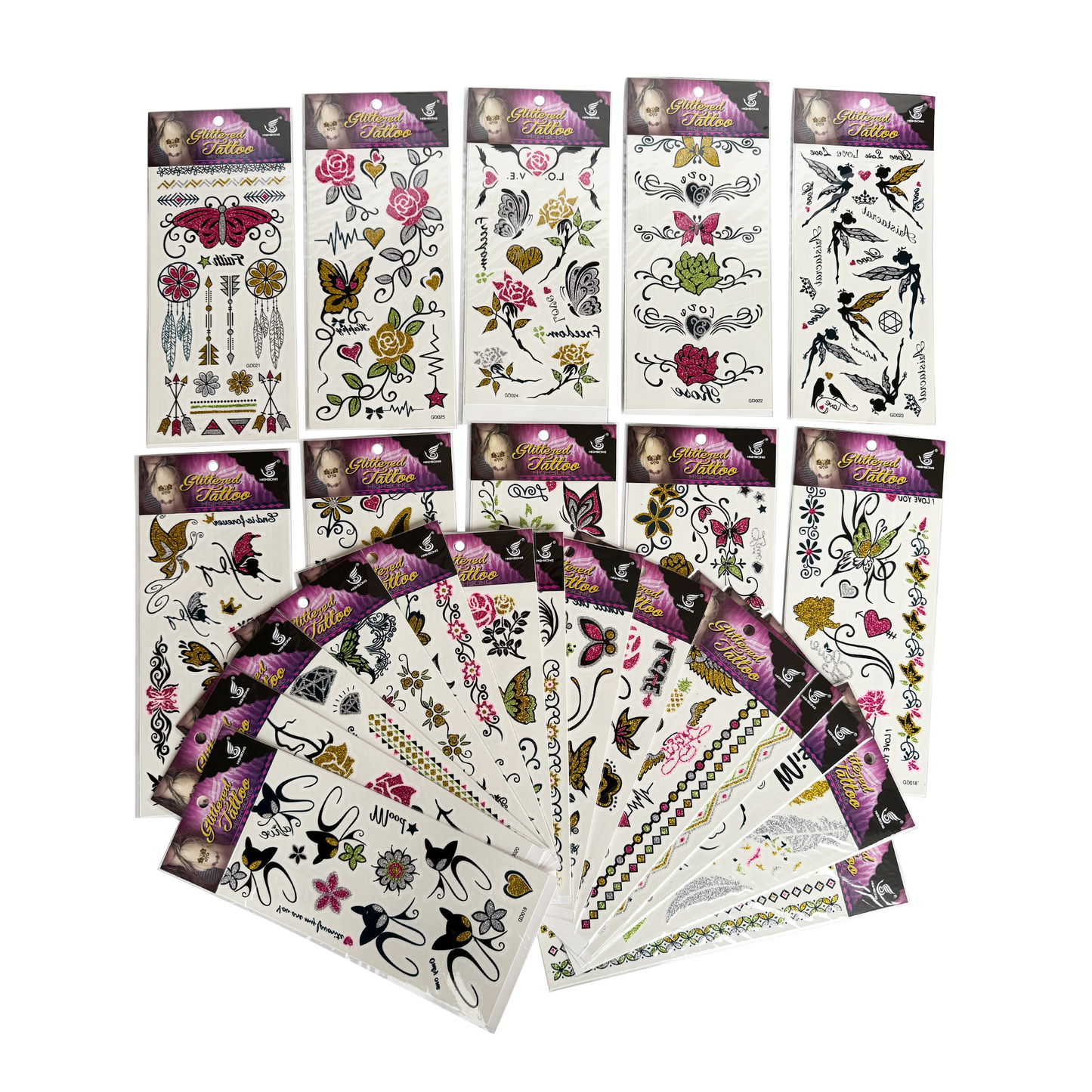 Tattoo sticker mix 24 design