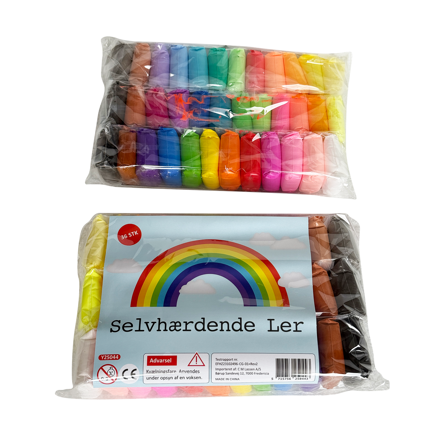 Selvhærdende ler 36 farver