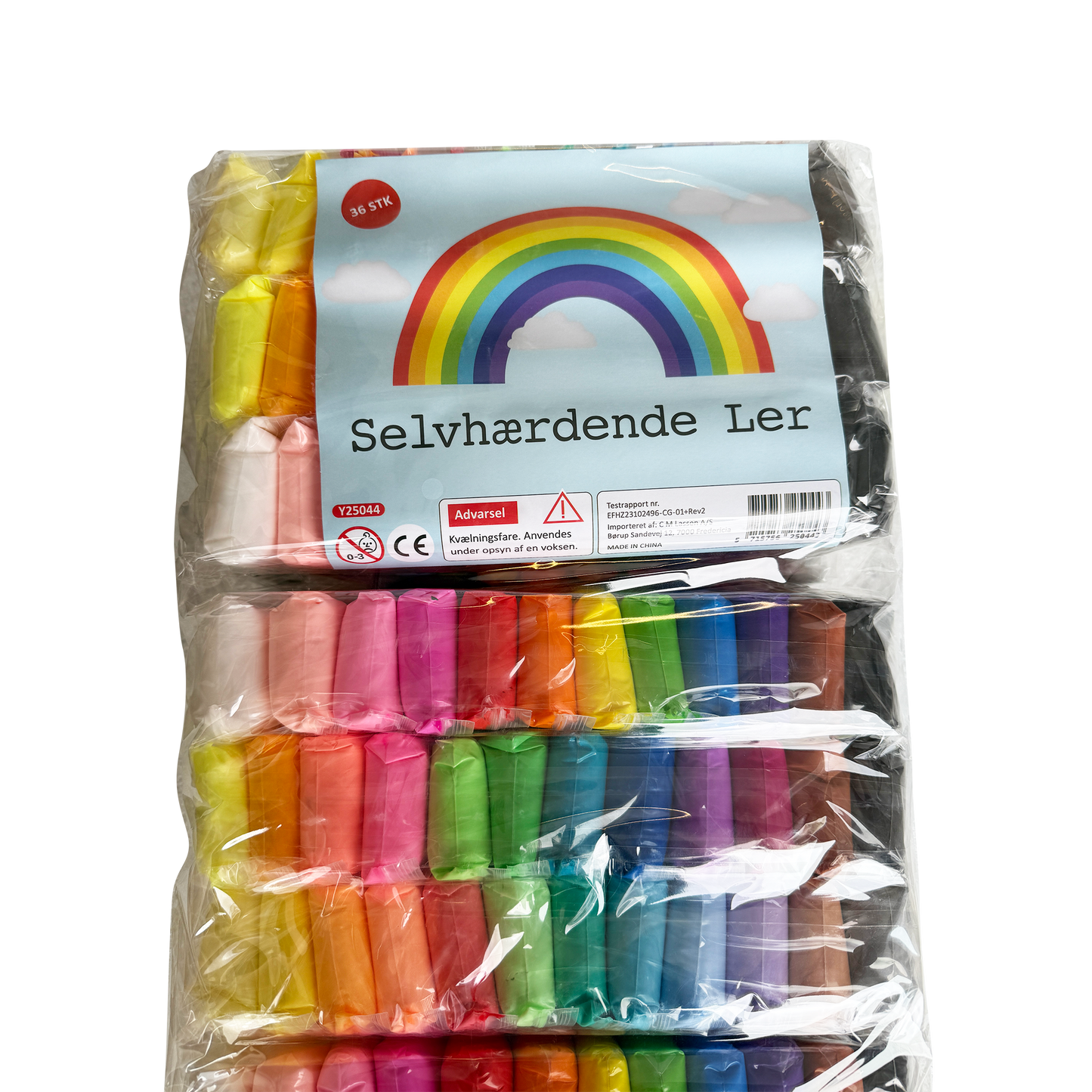 Selvhærdende ler 36 farver