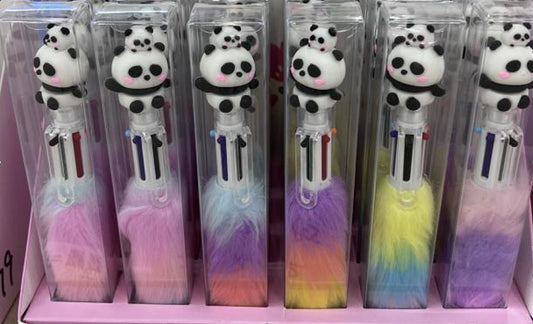 Pen med plys og Panda