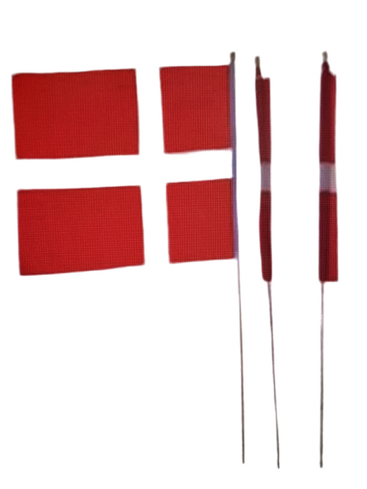 Tekstil flag med bambusstang