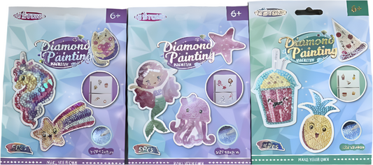 Diamond painting, magneter