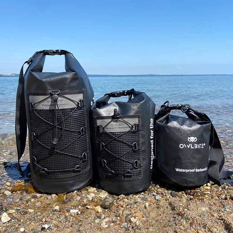 Vandtæt taske Dry Bag Rygsæk™ fra danske Owlbite® 5L