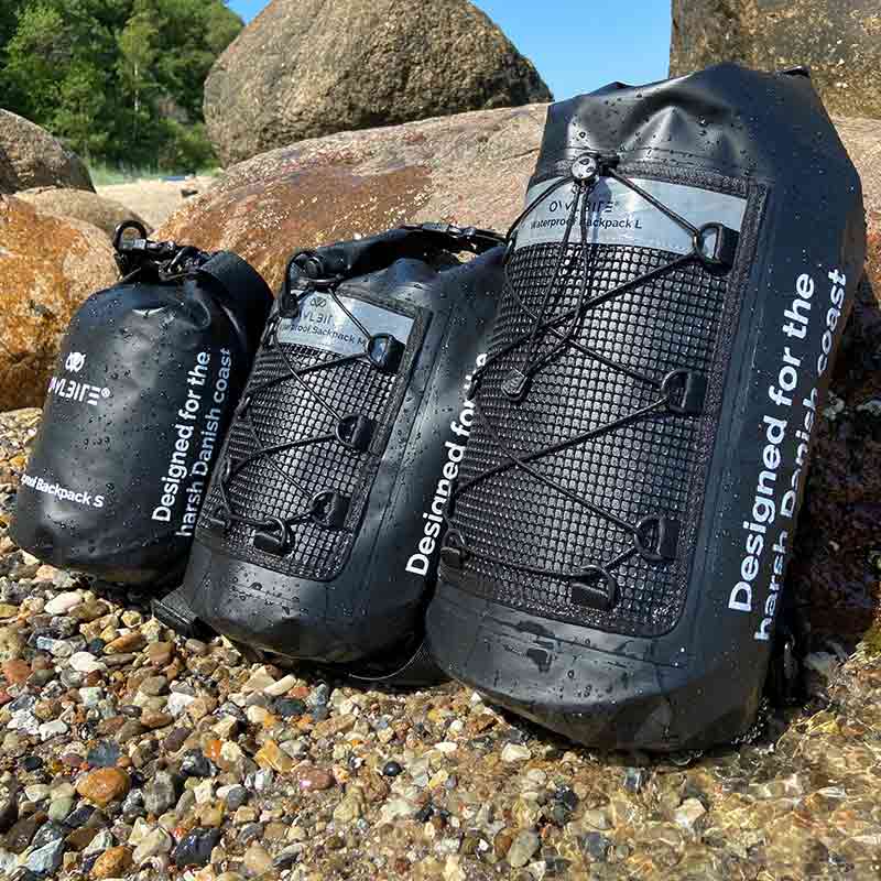 Vandtæt taske Dry Bag Rygsæk™ fra danske Owlbite® 5L