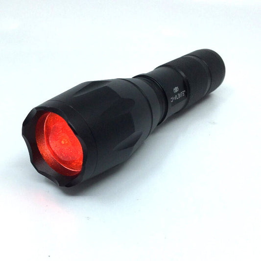 Kraftig MTB lygte med rødt eller hvidt lys - 1000 lumens styrke