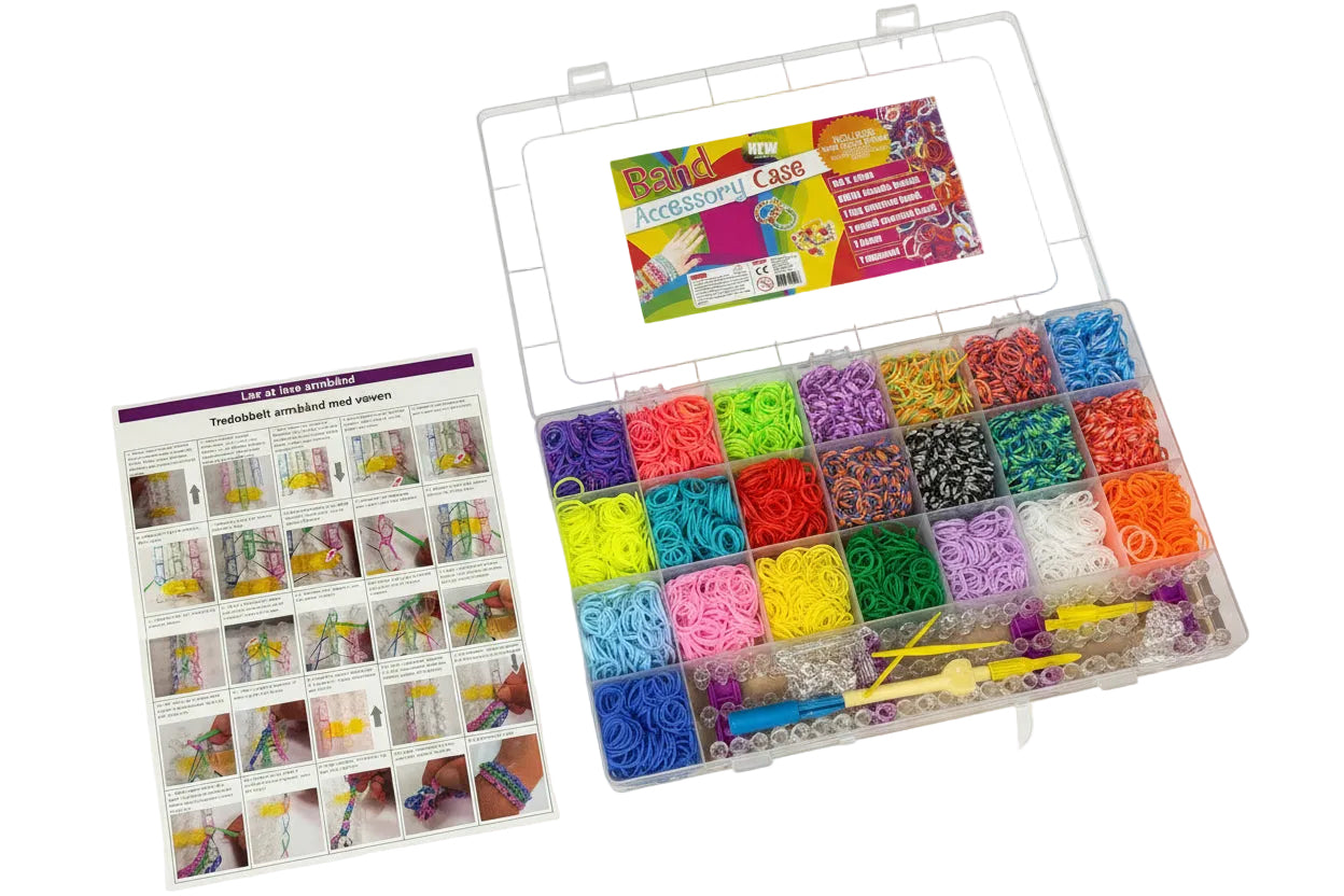 Loom Band sæt m. 5000 looms væv mv.