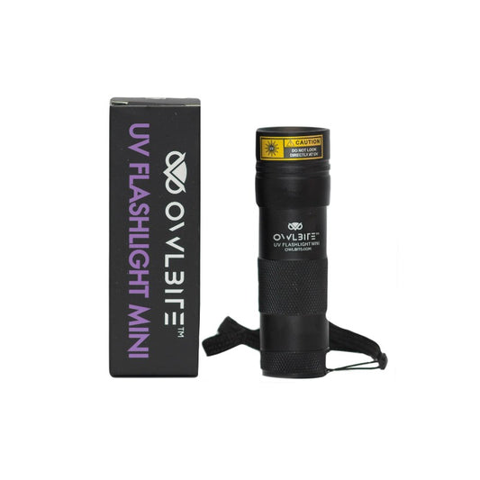 OwlBite® Ravlygte Mini - kraftig UV-ravlygte