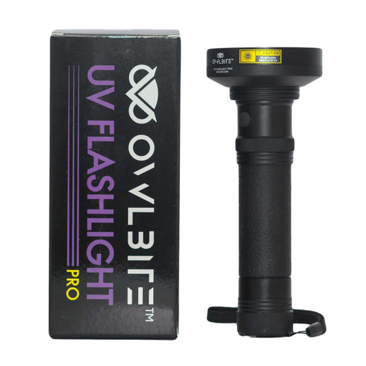 OwlBite® Ravlygte Pro  - kraftig UV-ravlygte