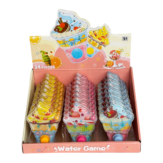 Water game, cupcake