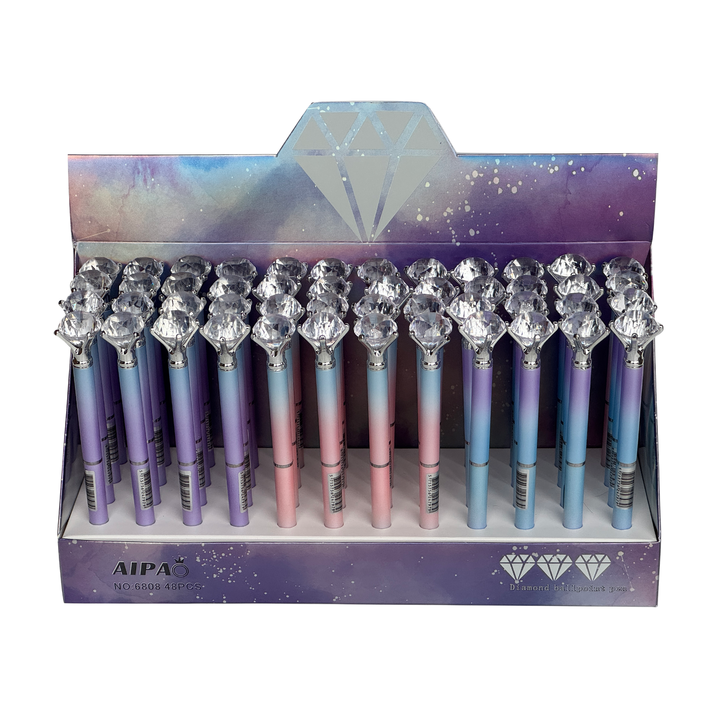Pen med diamant og pastel