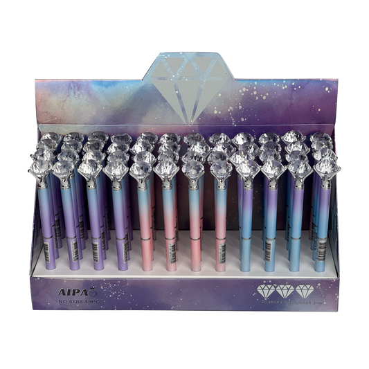 Pen med diamant og pastel